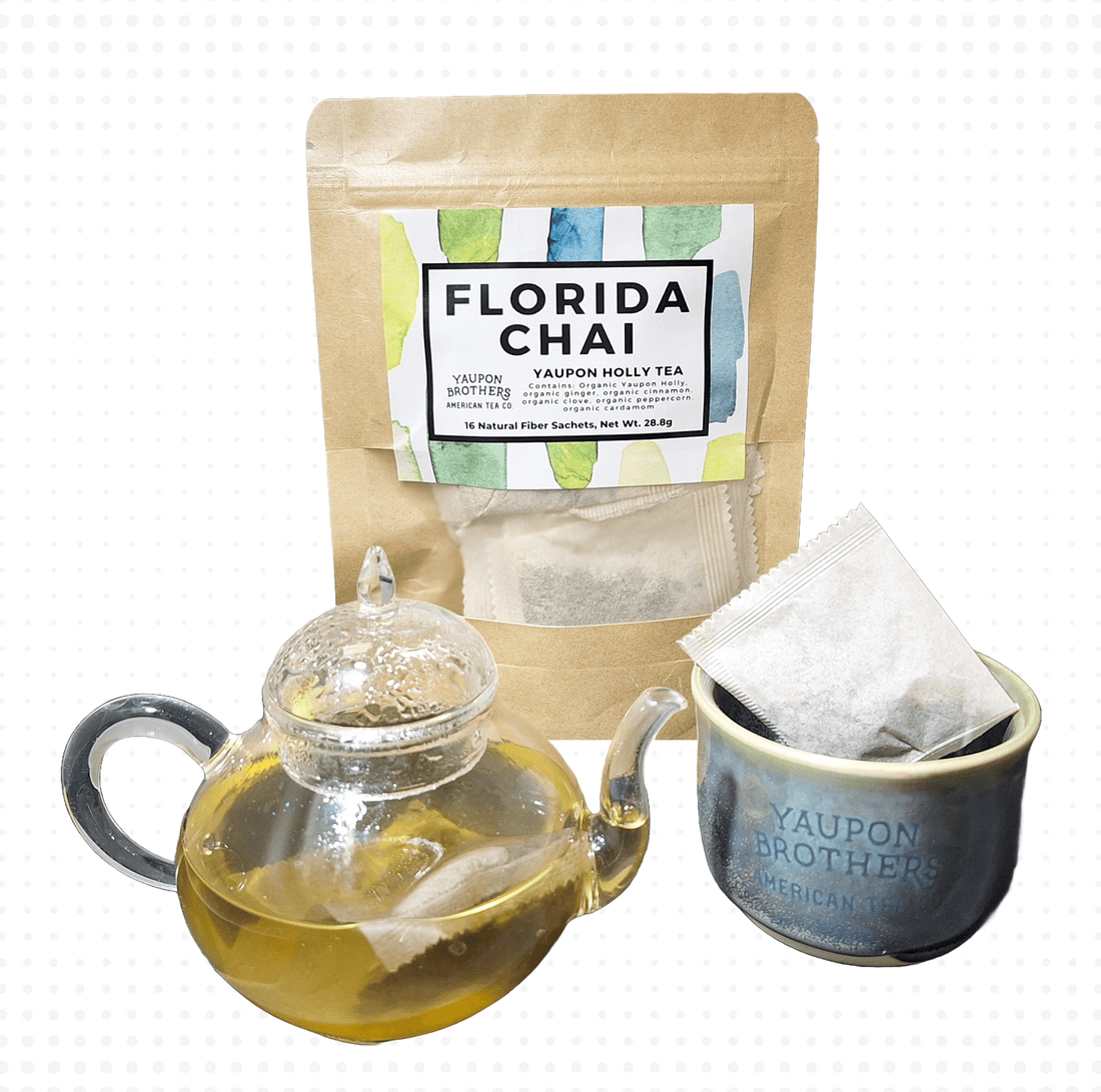Clean and Natural Organic Yaupon Brothers Organic Yaupon Chai Tea