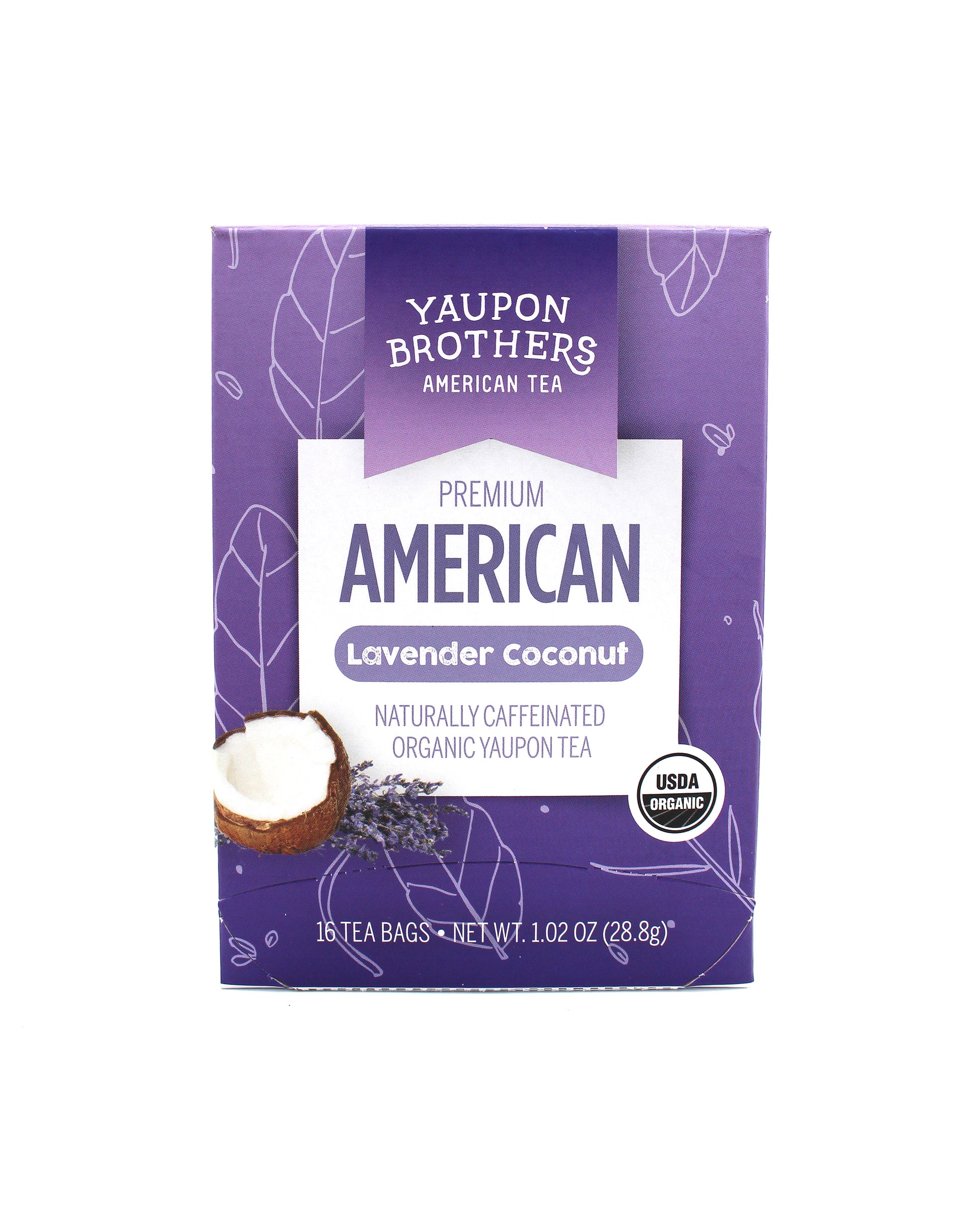 yaupon brothers organic yaupon lavender coconut tea